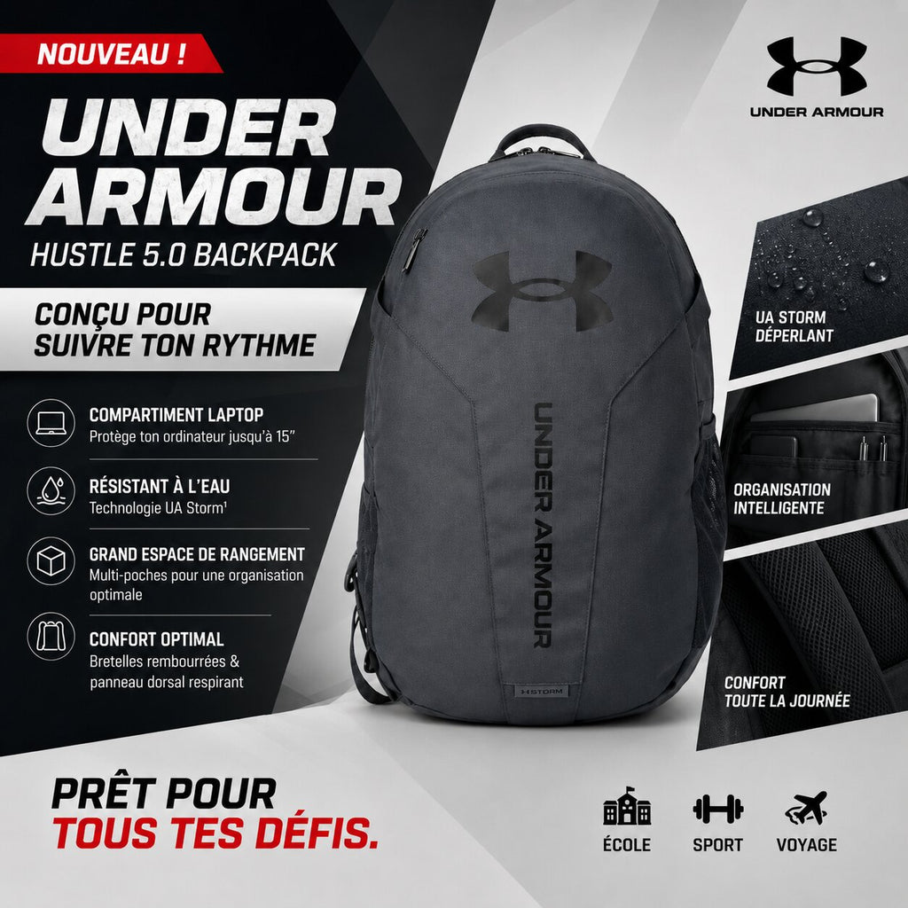 Under Armour Hustle Lite Backpack – Ma boutique
